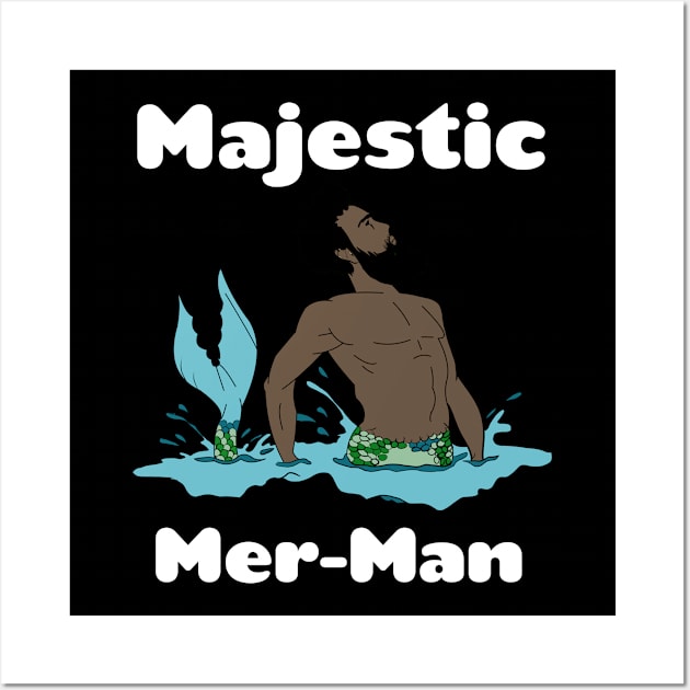 Majestic Merman Wall Art by Lin Watchorn 